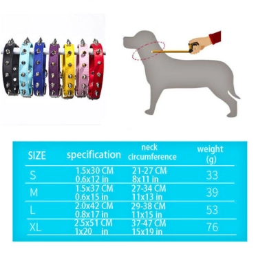 Adjustable Soft Leather Dog Collar (3)