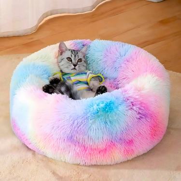 Anti Anxiety Round Donut Pet Bed (3)