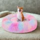 Anti Anxiety Round Donut Pet Bed (4)