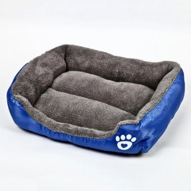 Claw Printed Square Dog Bed (5)