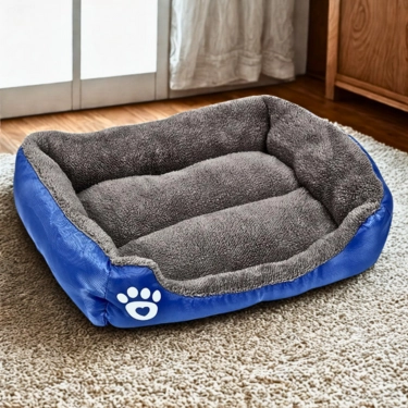Claw Printed Square Dog Bed (7)