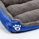 Claw Printed Square Dog Bed (8)