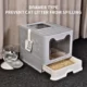 Foldable Enclosed Cat Litter Box (7)