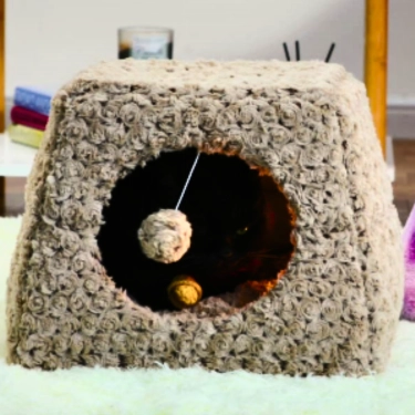 Foldable Fully Dual-Purpose Cat House (3)
