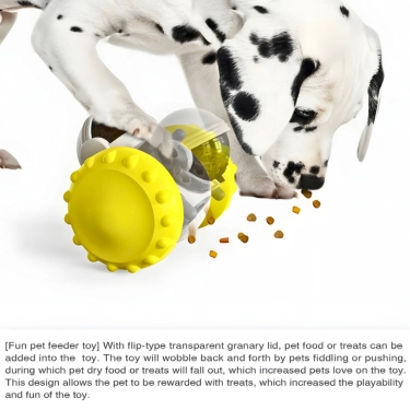 Interactive Dog Food Dispenser Puzzle Toys (5)
