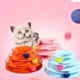 Interactive Puzzle Plastic Tower Cat Toy (2)