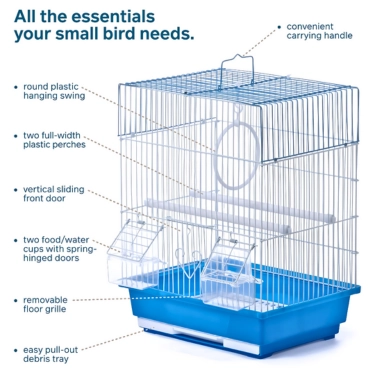 Metal Square Bird Cage (1)