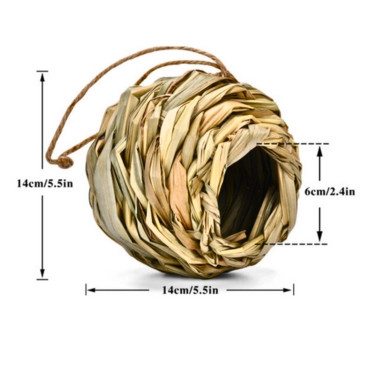 Natural Hanging Woven Bird Nest (8)