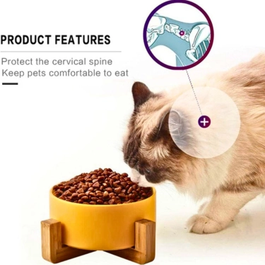 Pet Bowl with Wood Stand (29)