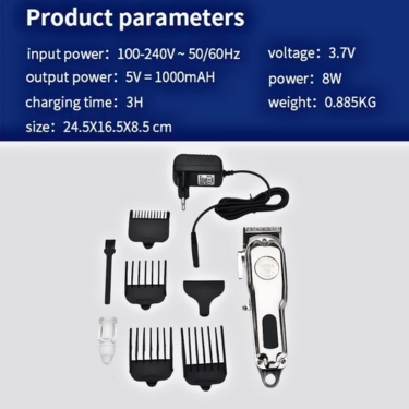 Pet Hair Electric Stainless Steel Hair Trimmer (10)