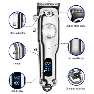 Pet Hair Electric Stainless Steel Hair Trimmer (6)
