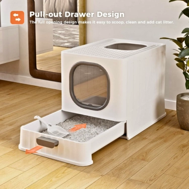 Plastic Litter Box for Cat (3)