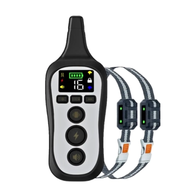 Remote Control Rechargeable Training Dog Collar With 2 Receiver