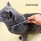 Stainless Steel Pet Hair Grooming Comb (2)