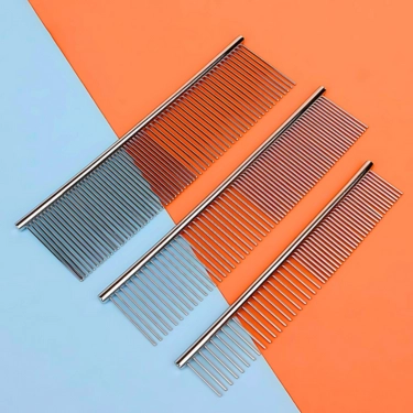 Stainless Steel Pet Hair Grooming Comb (6)