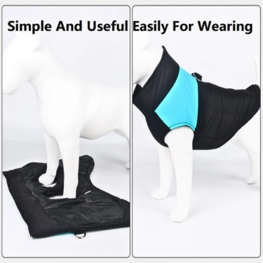 Waterproof Zipper Design Dog Jacket Coat (2)