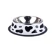 Stainless Steel Pet Bowl Cow pattern (2)