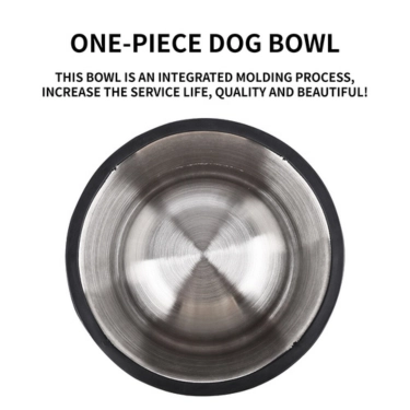 Stainless Steel Pet Bowl Cow pattern (6)